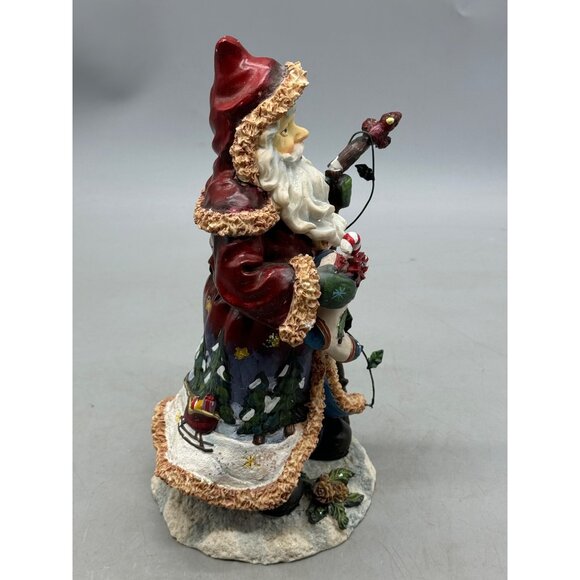 Vintage Hand-Painted Santa Claus Figurine Festive Christmas Decor 11" Tall READ - Picture 10 of 13